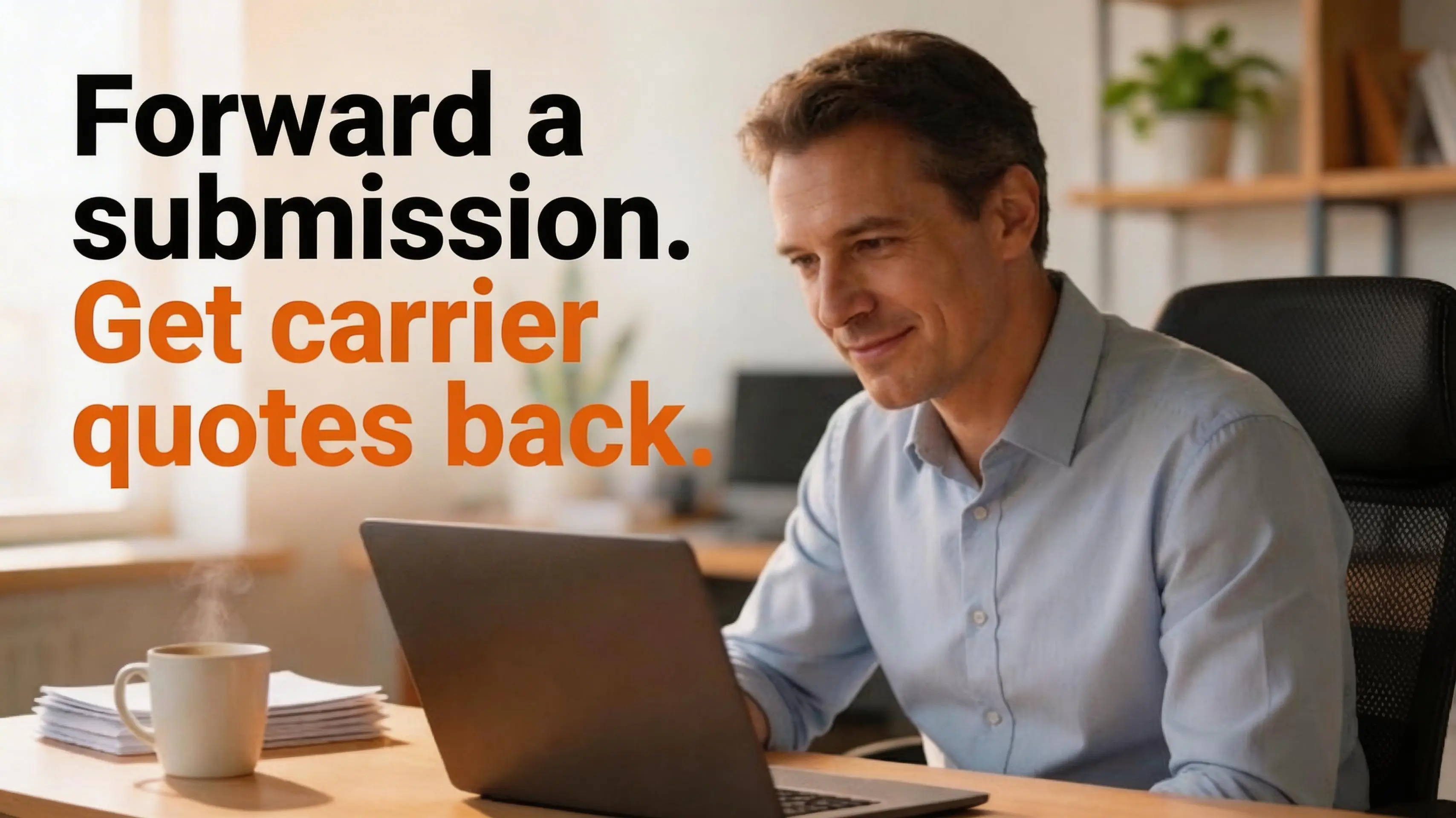 Forward a submission. Get carrier quotes back. — Submission Bridge automates carrier portal quoting